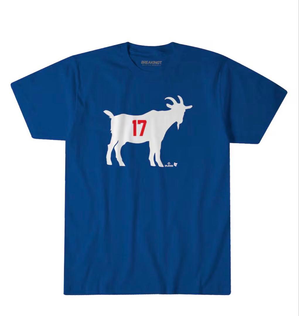 ドジャース 大谷翔平 ヤギ　GOAT Tシャツ　Sサイズ　新品未使用