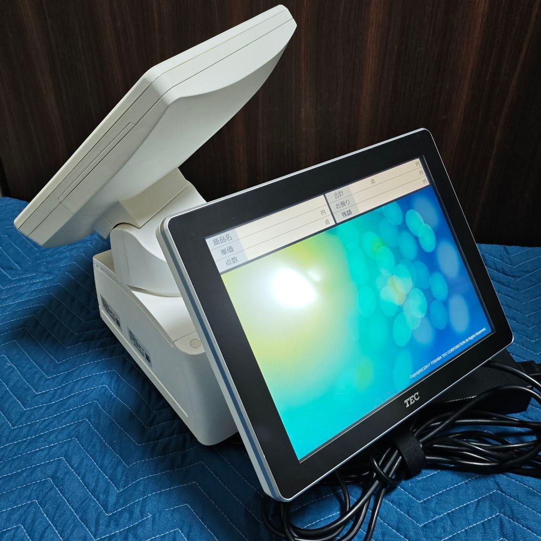 東芝TEC テック QT-200 ShopWorks7G 2画面サブ 入金確定