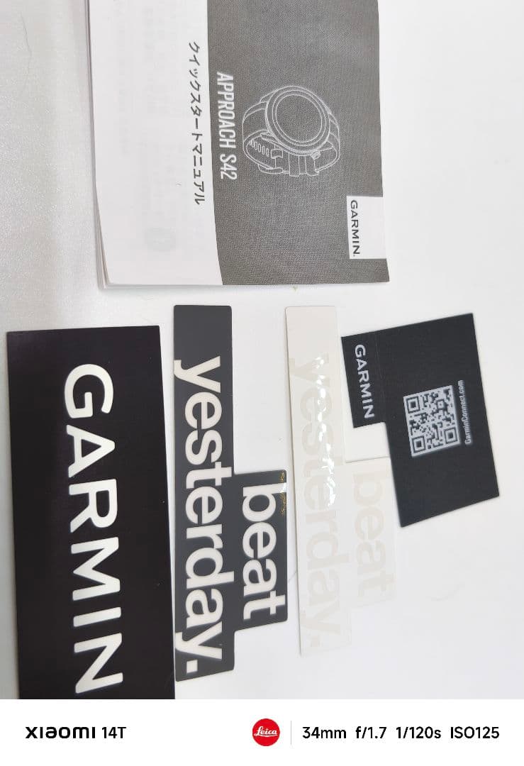 【美品】GARMIN GPSナビ ブラック Approach S42 ゴルフナビ