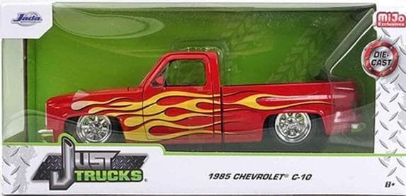 ミニカー JADA Mijo 1/24 1985 CHEVROLET C-10 RED