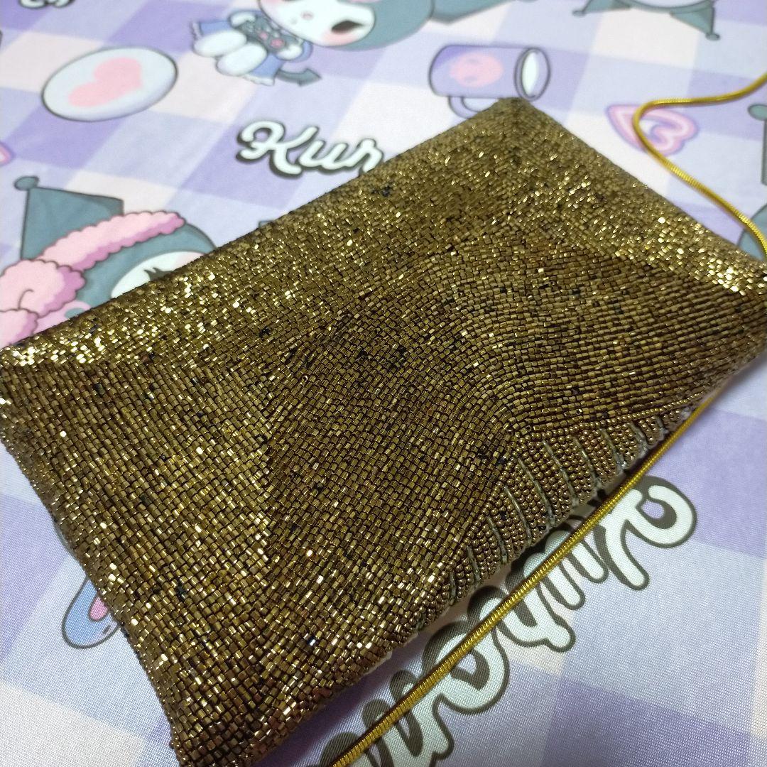 ルミーハシモト パーティーバッグ 肩掛け ショルダーバッグ 皇室御用達 ビーズ