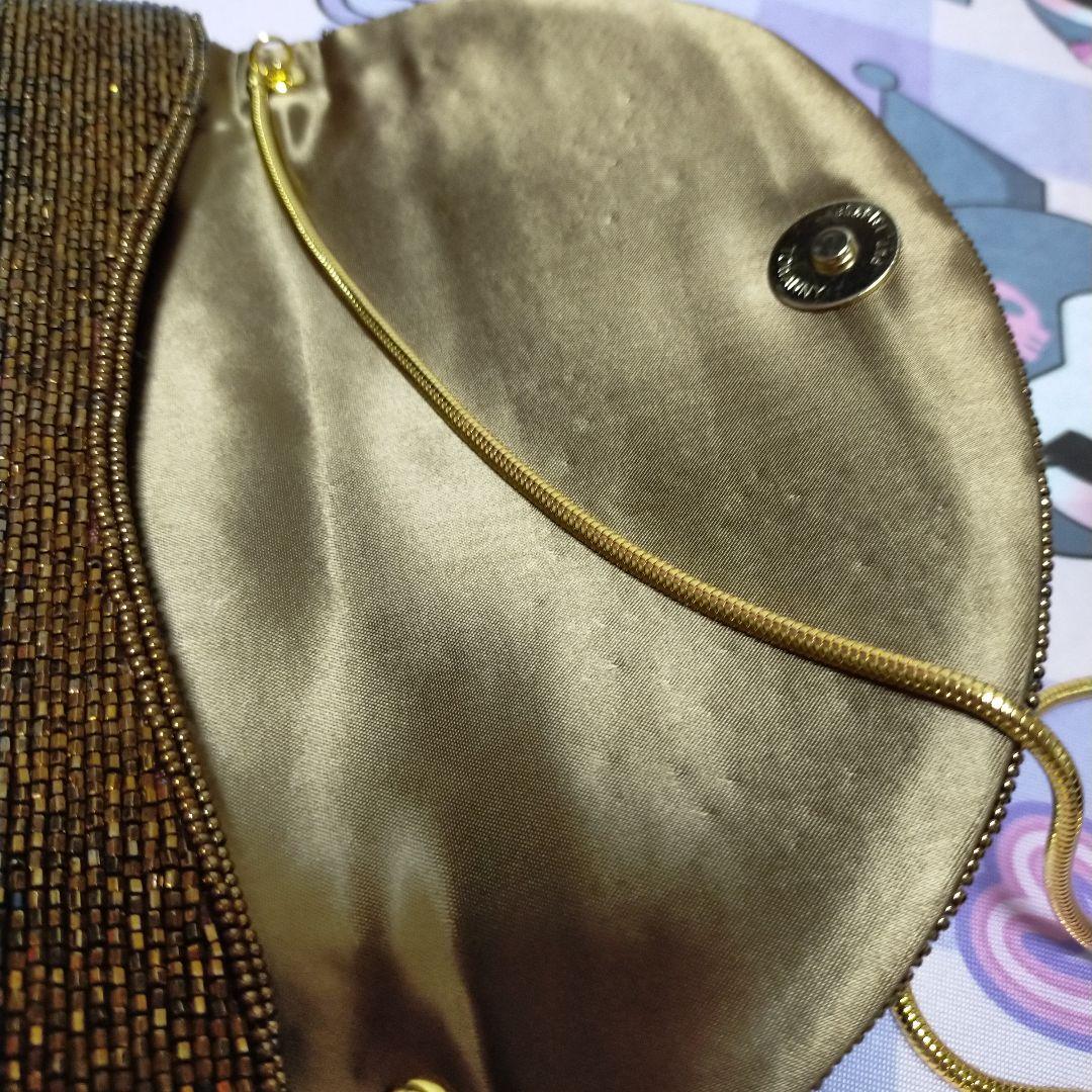 ルミーハシモト パーティーバッグ 肩掛け ショルダーバッグ 皇室御用達 ビーズ