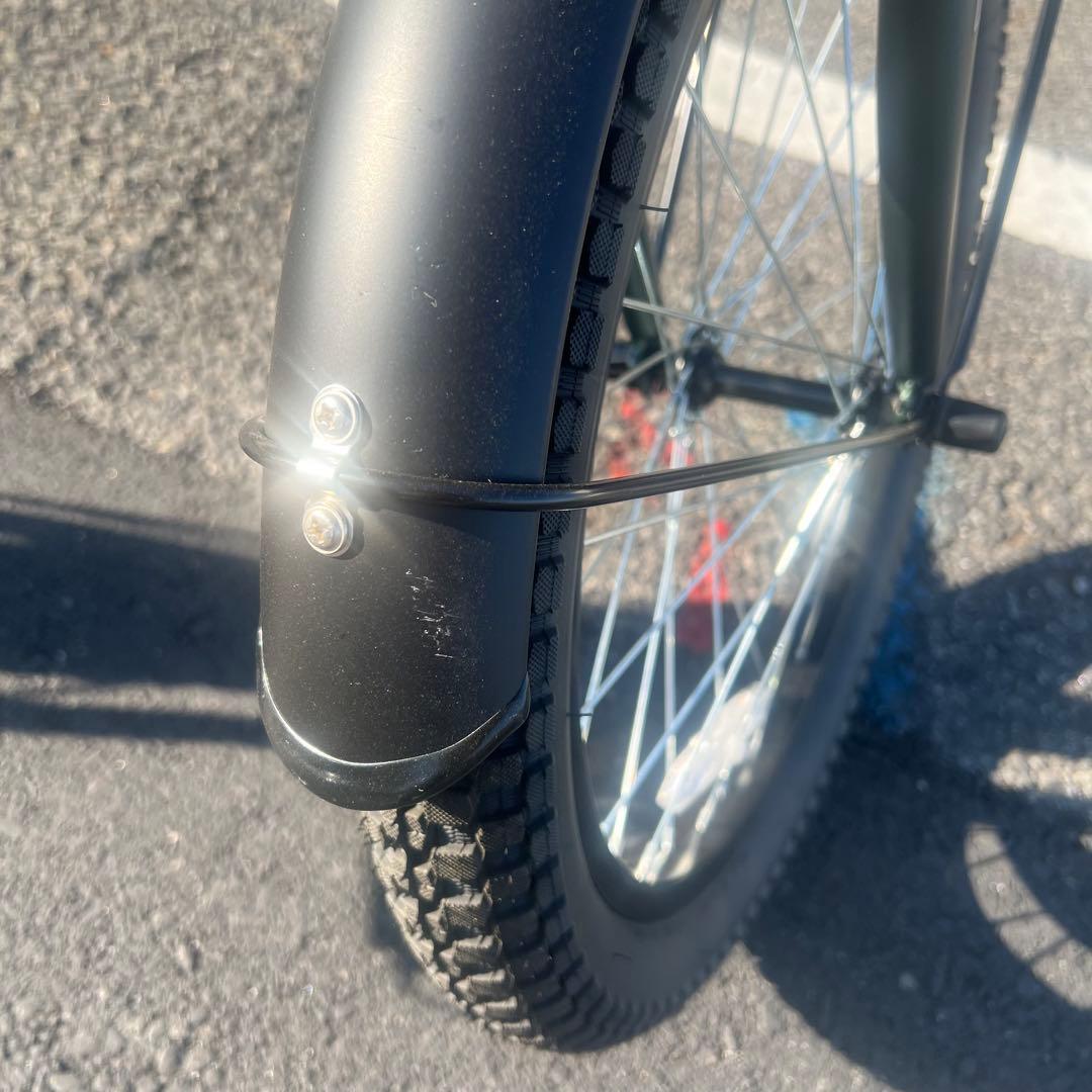 MYPALLAS 20インチ 折りたたみ自転車　アーミーグリーン　6段ギア