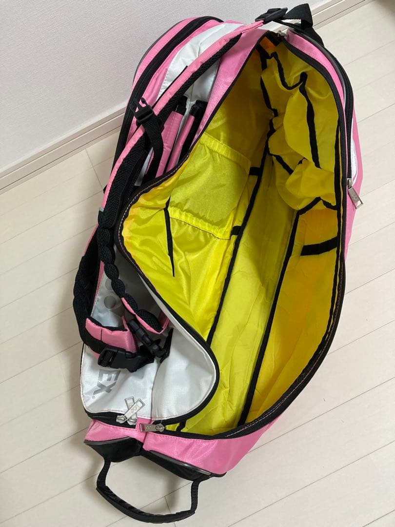 YONEX バドミントンバッグ ピンク　ラケットバッグ　テニス