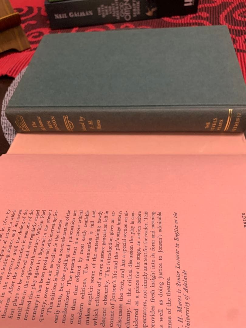 希少　The Alchemist by Ben Jonson