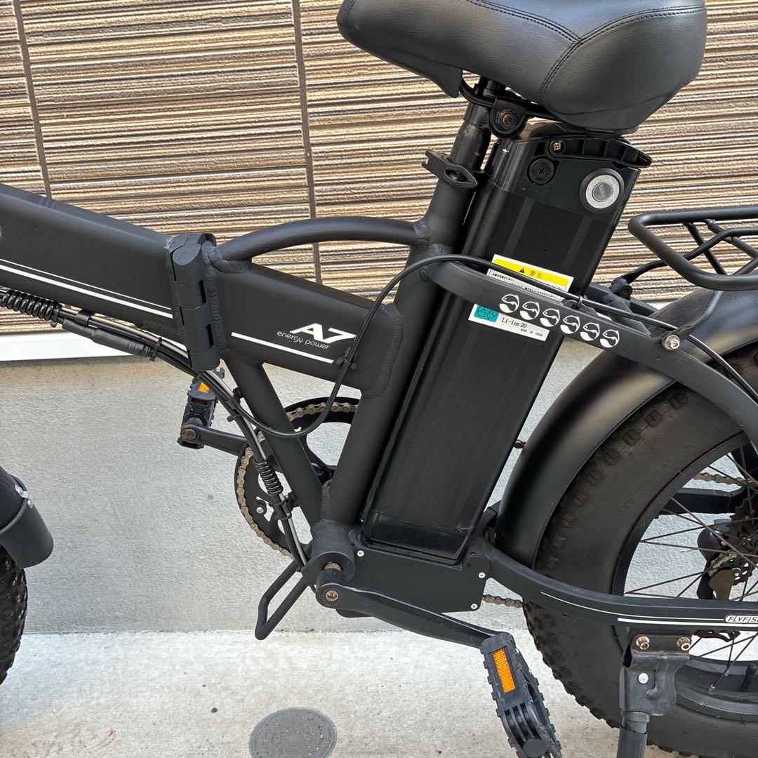 まさとぱぱ様FLYFISH A7 電動アシスト自転車 ブラック