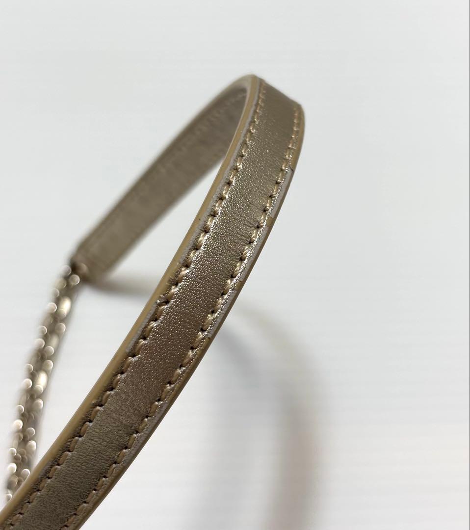 ☆アンテプリマ☆カテナ レザーチェーン ゴールド バッグストラップ