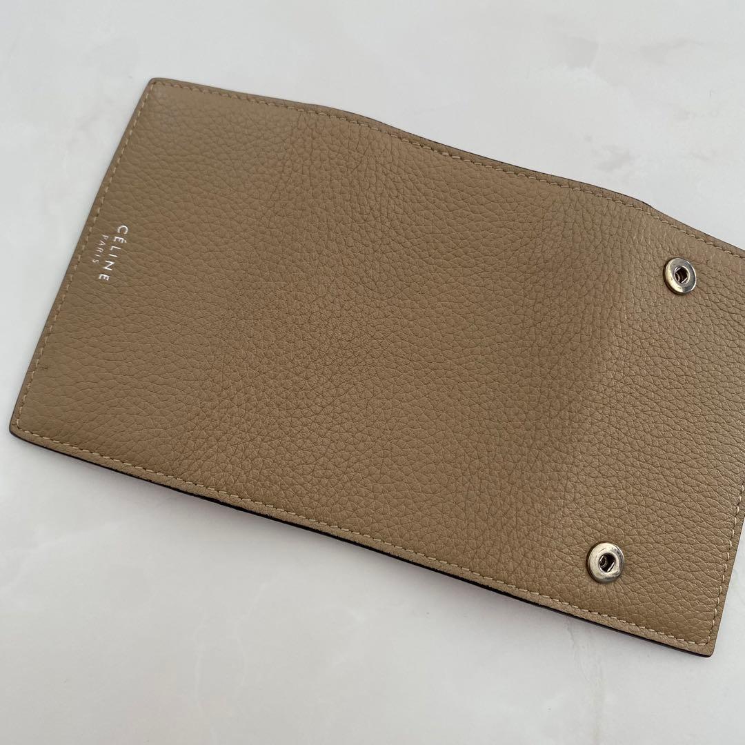 CELINE セリーヌ　キーケース　希少　旧ロゴ　フィービー　バイカラー