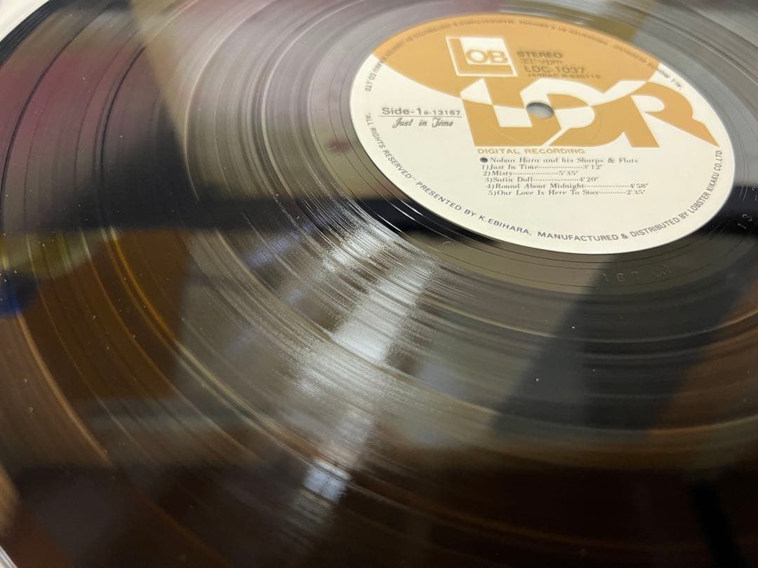 LDC-1037 原信夫とシャープス&フラッツ Just in Time LP