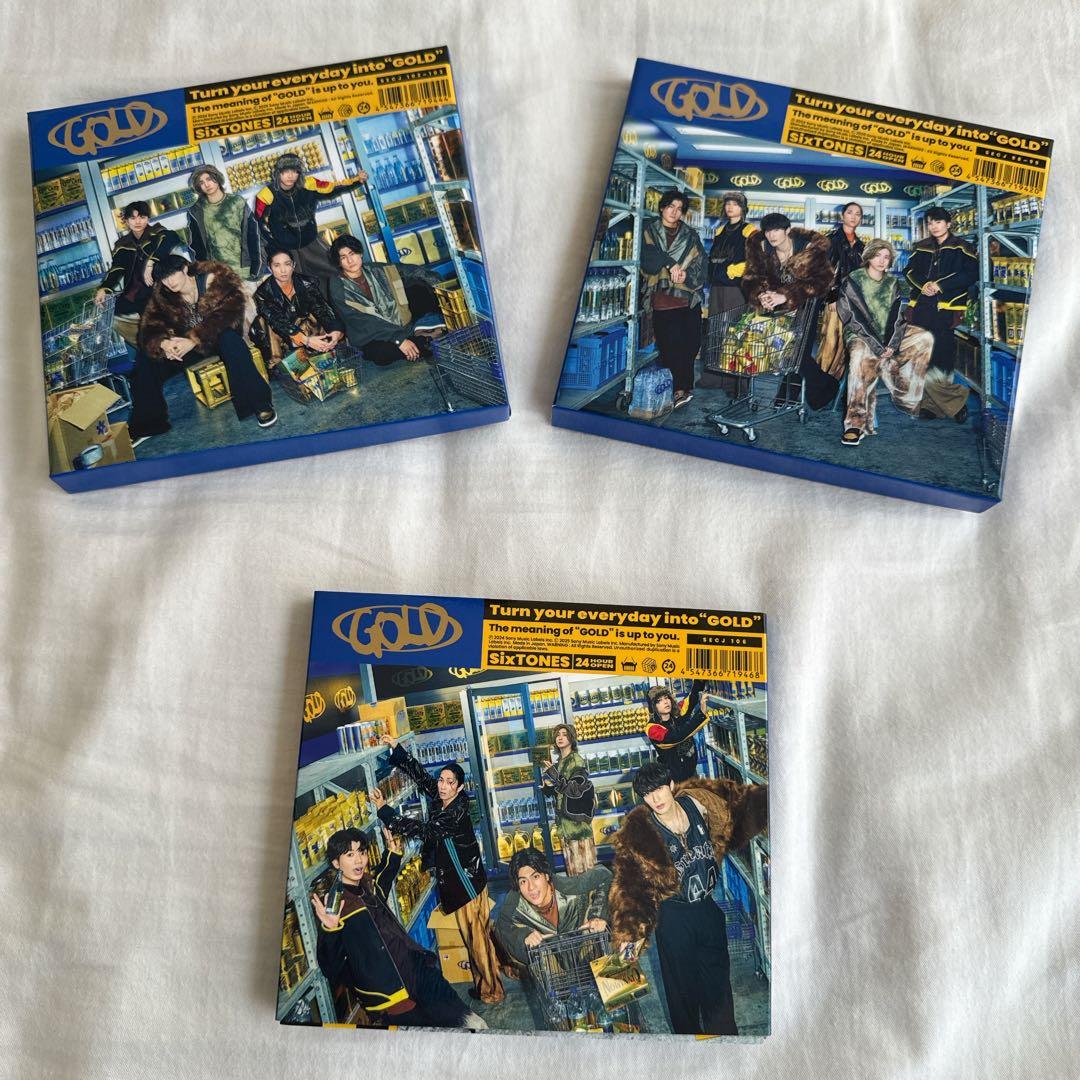 SixTONES アルバム　1ST〜GOLD 15本まとめ売り