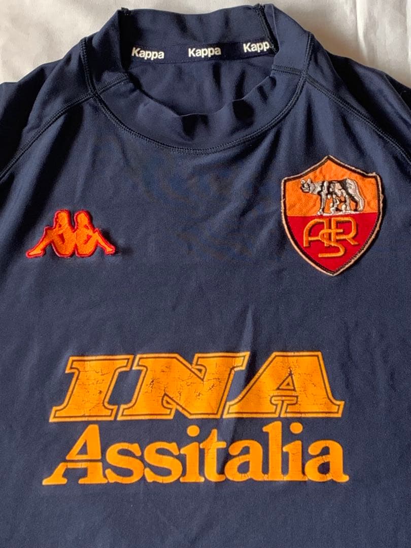 【連休特価】ASローマ 00-01 サッカーシャツ kappa 中田英寿