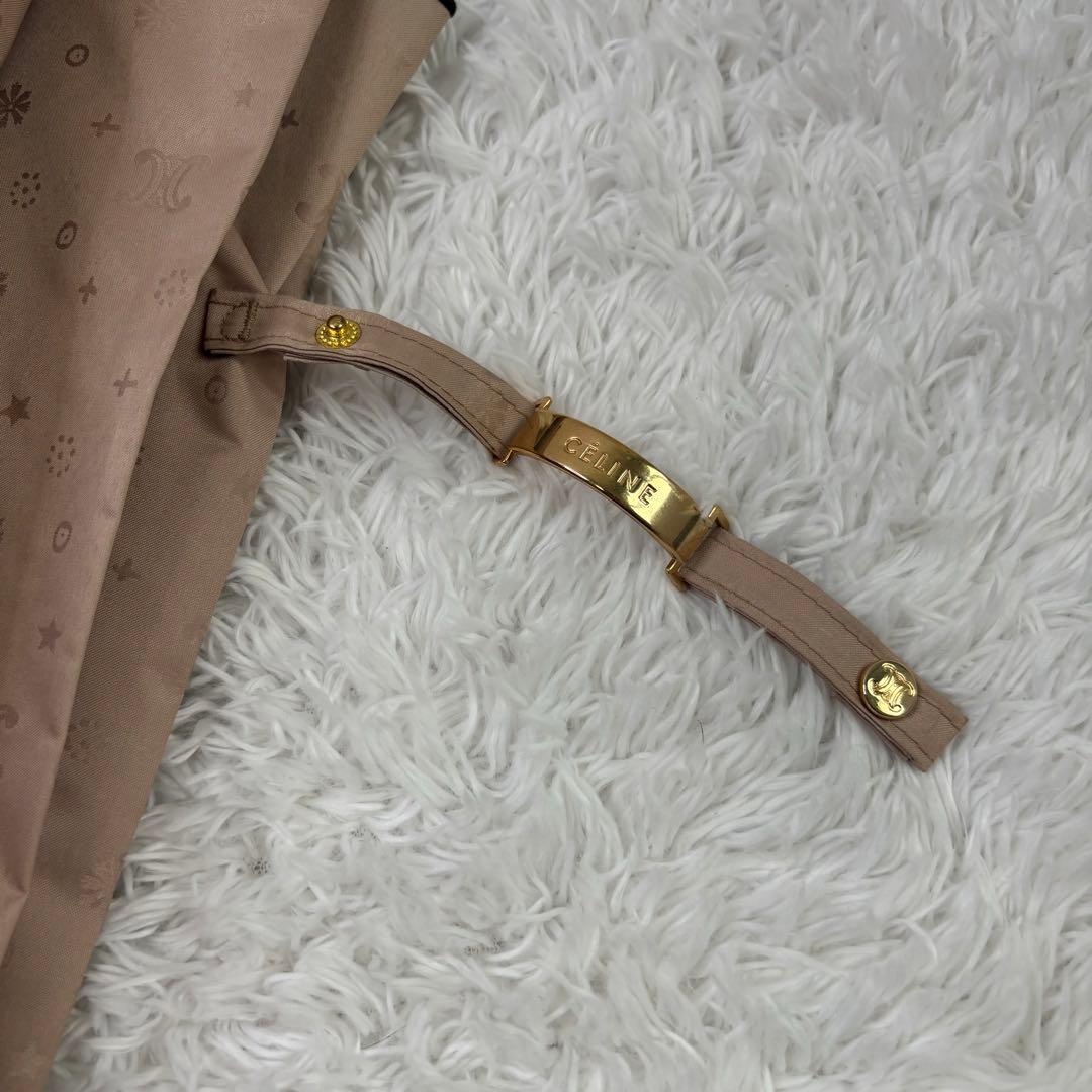 美品✨CELINE セリーヌ　トリオンフ　ゴールド金具　日傘