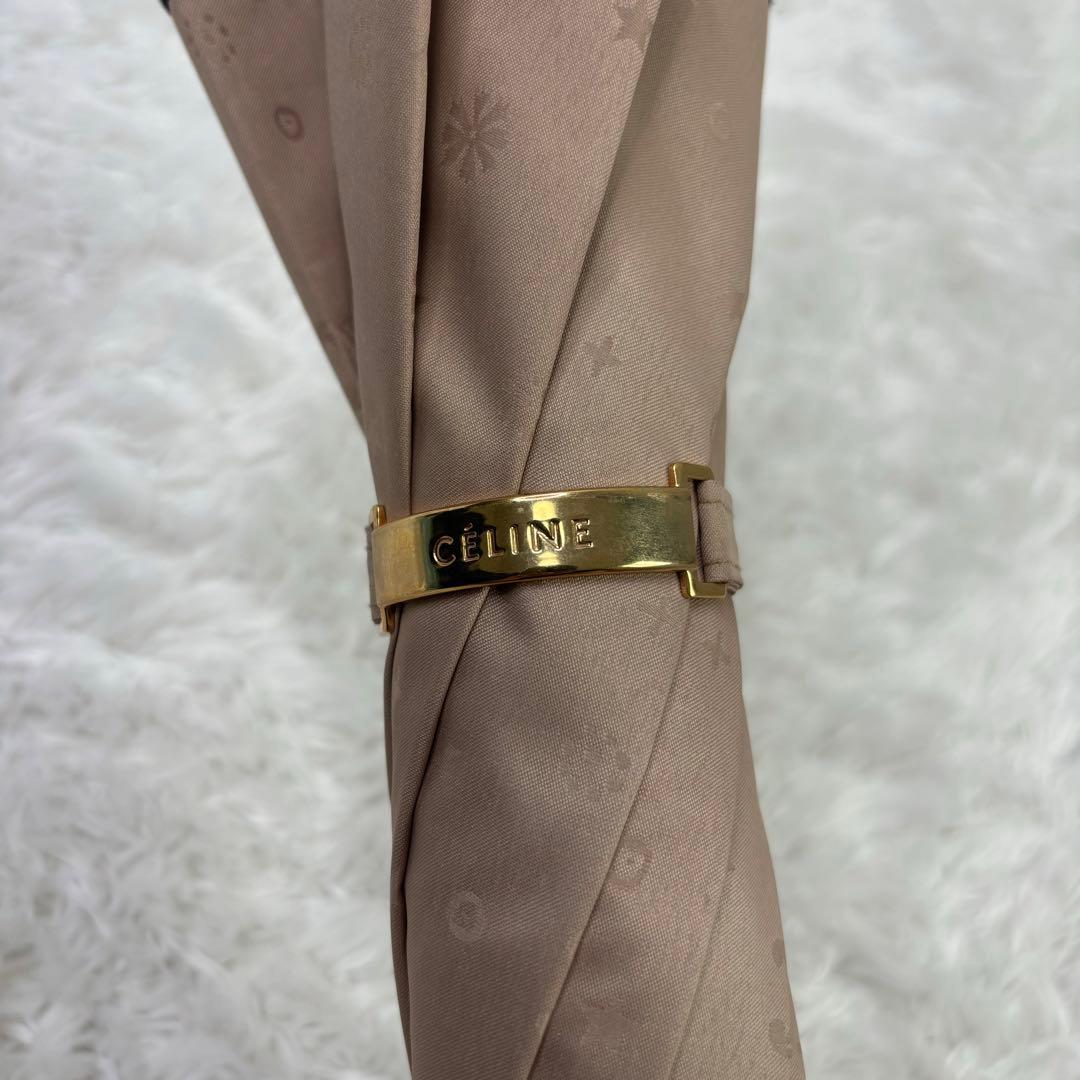 美品✨CELINE セリーヌ　トリオンフ　ゴールド金具　日傘