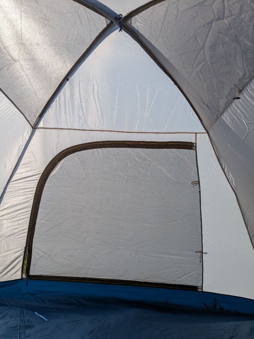 【美品】コールマン　ILタフワイドドームⅣ/300　インディゴレーベル　デニム柄