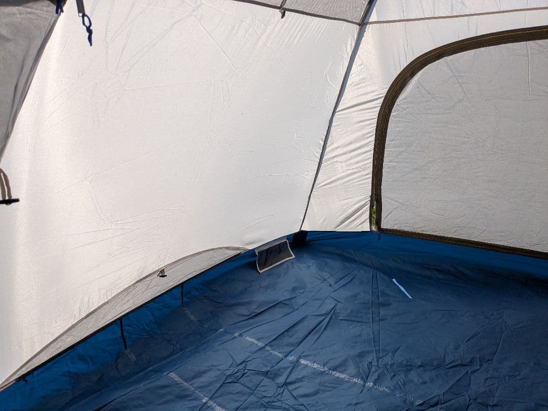 【美品】コールマン　ILタフワイドドームⅣ/300　インディゴレーベル　デニム柄