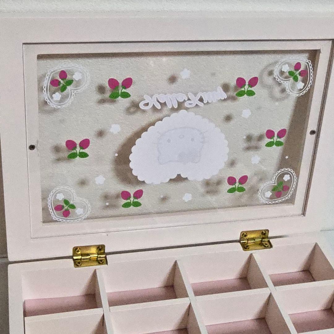 ★レトロ★2009 ハローキティ 非売品 木製 ジュエリーボックス