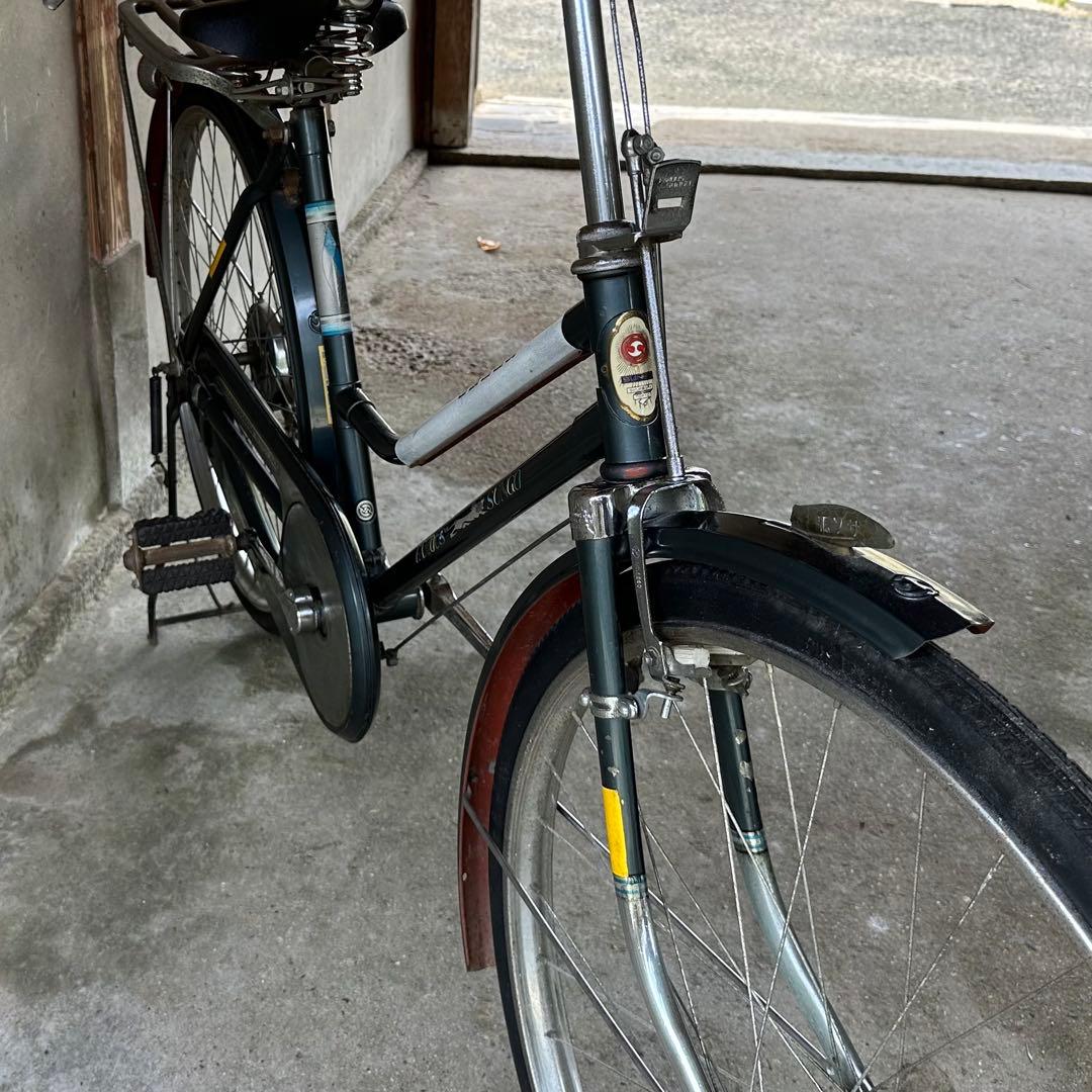 【倉敷市引取り限定】 自転車 サン号 ヴィンテージ ロッドブレーキ 東京秀工舎