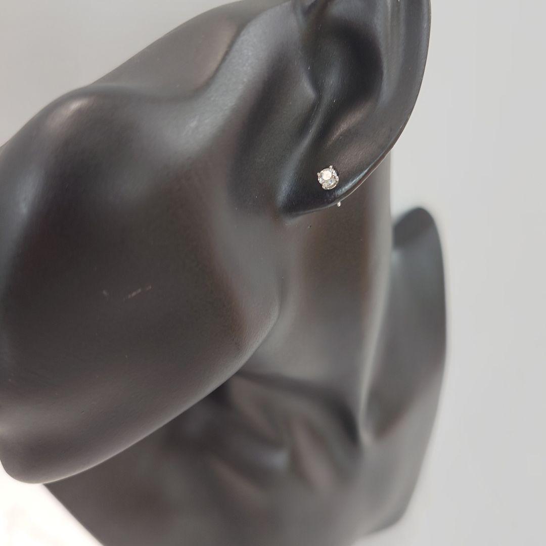 ティファニー ソリティア ダイヤモンド ネジ式 ピアス 片耳用 6568