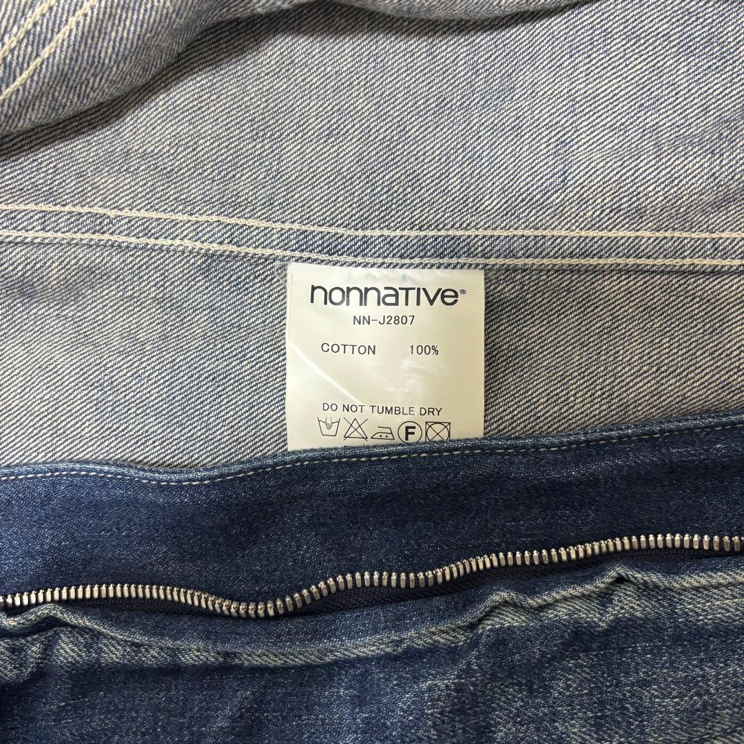 ノンネイティブ　nonnative ジップ トラッカー デニム ジャケット 1