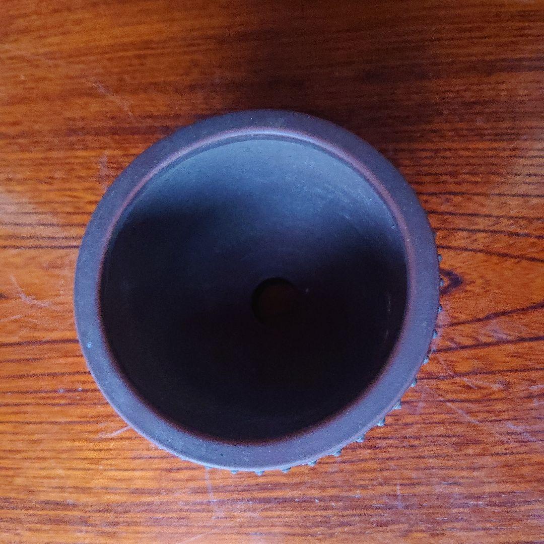 な*ン様 鋲打ち盆栽鉢 2個セット