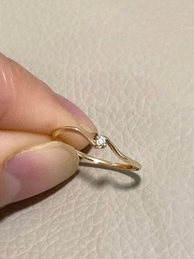 ete ピンキーリング　ダイヤモンド