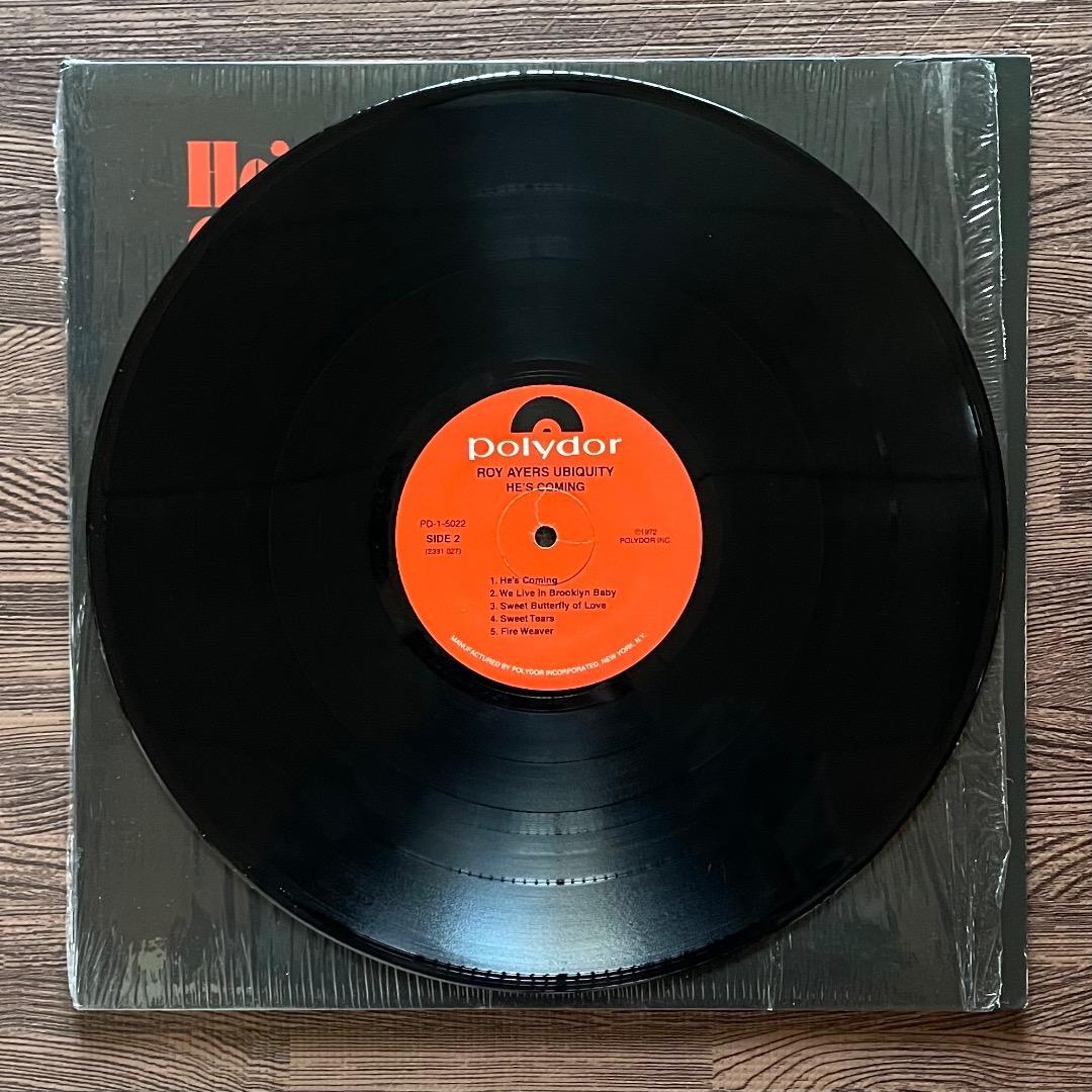 Roy Ayers Ubiquity – He's Coming レコード　LP
