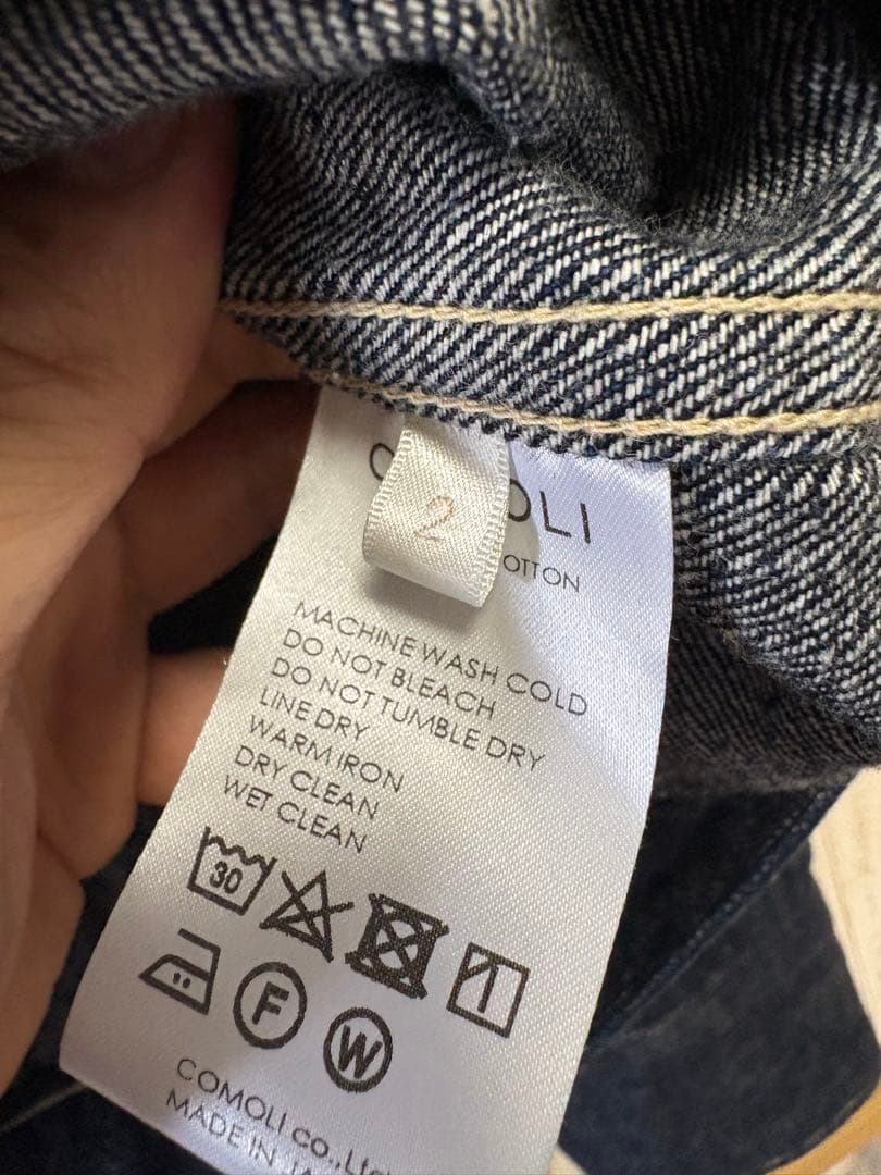 ジャケット・アウター size2 23SS comoli denim jacket indigo