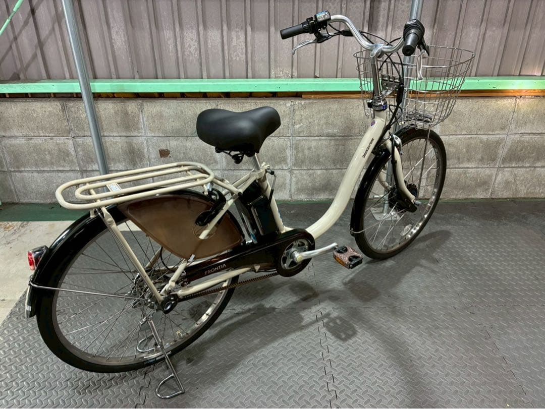 №8699電動自転車ブリヂストン フロンティア 24インチ✨回生充電タイプ✨