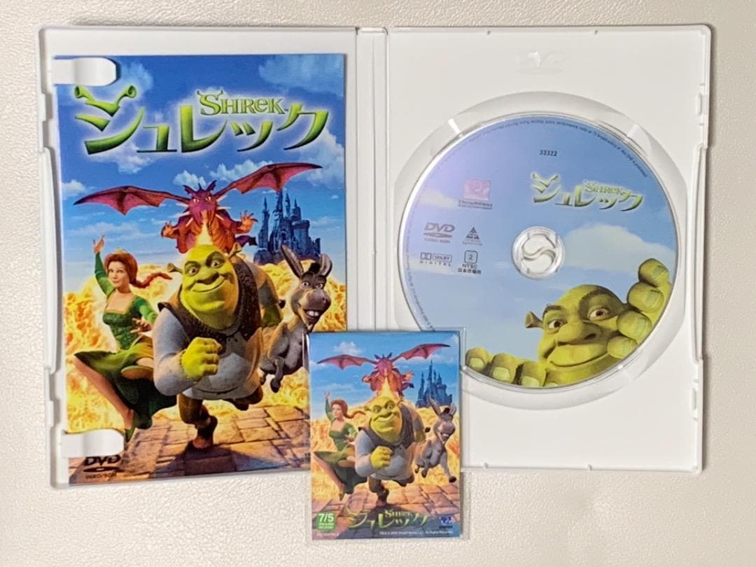 DVD シュレック１～３セット英語西語（スペイン語）Shurek Spanish