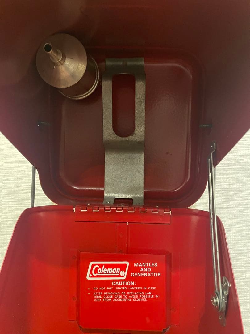 【希少】コールマンランタン200a ＋ガルウイングケース付き