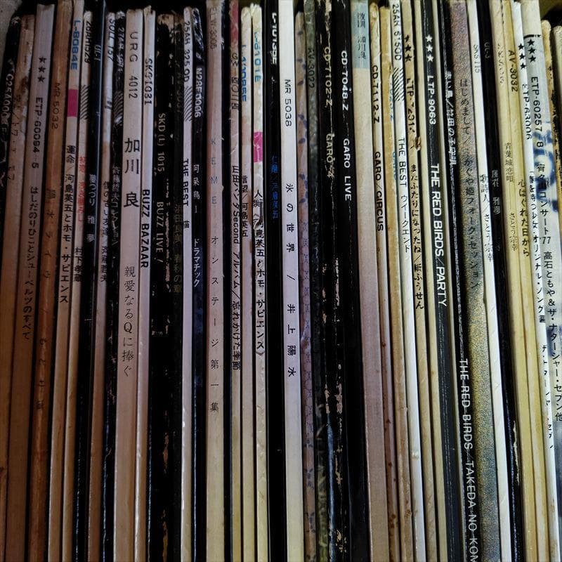 日本のフォーク【57枚】TF0514-39 レコード　箱売り　大量　まとめ売り