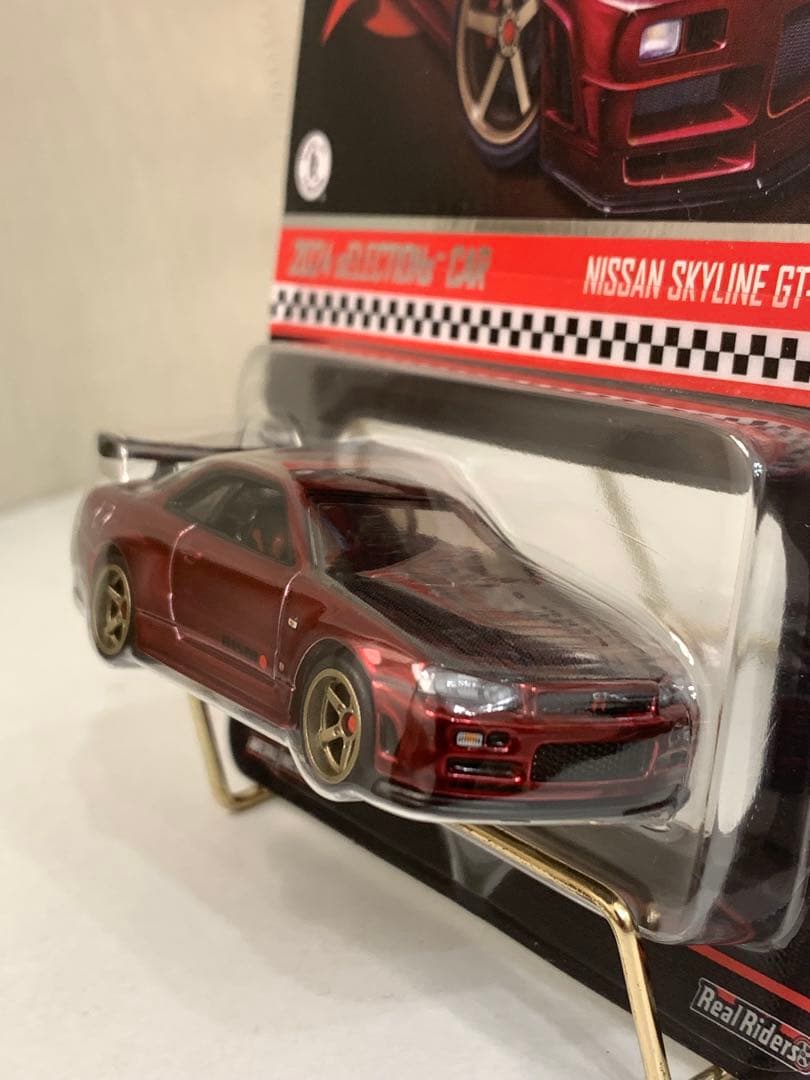 ホットウィール RLC スカイライン GT-R BNR34 赤 未開封 美品