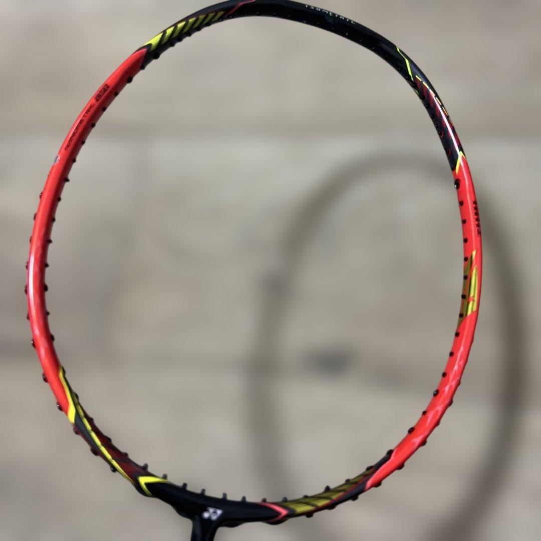 YONEXバドミントンラケットボルトリックリンダンフォース4U2本セットケース無