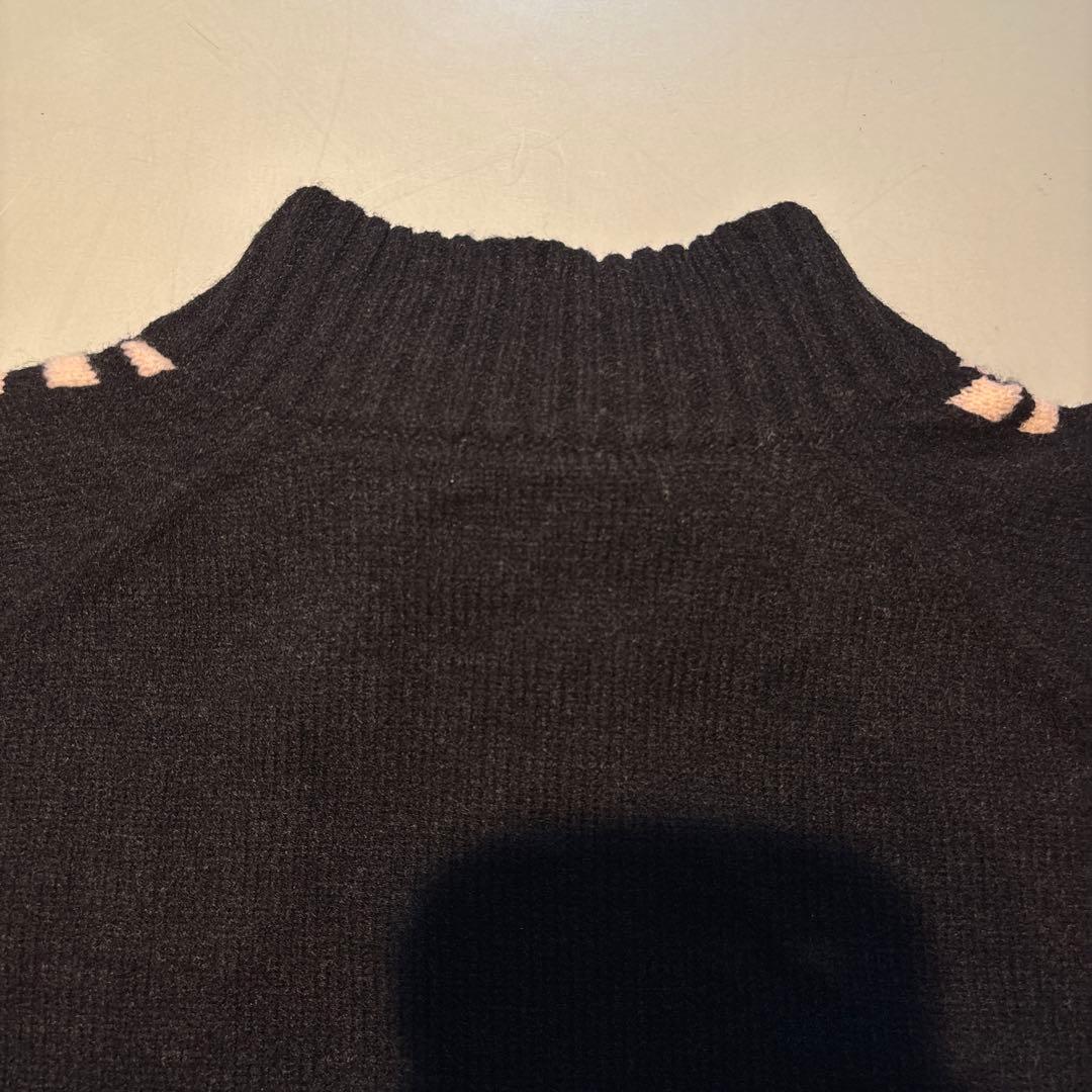 【未使用】ミズノゴルフ　ニットブルゾン　レディース　L ブラック　ブレスサーモ