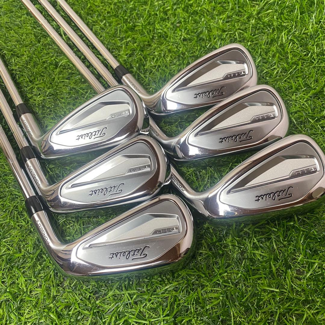 タイトリストT350 FORGED アイアンセット 6本 S 右 2023年