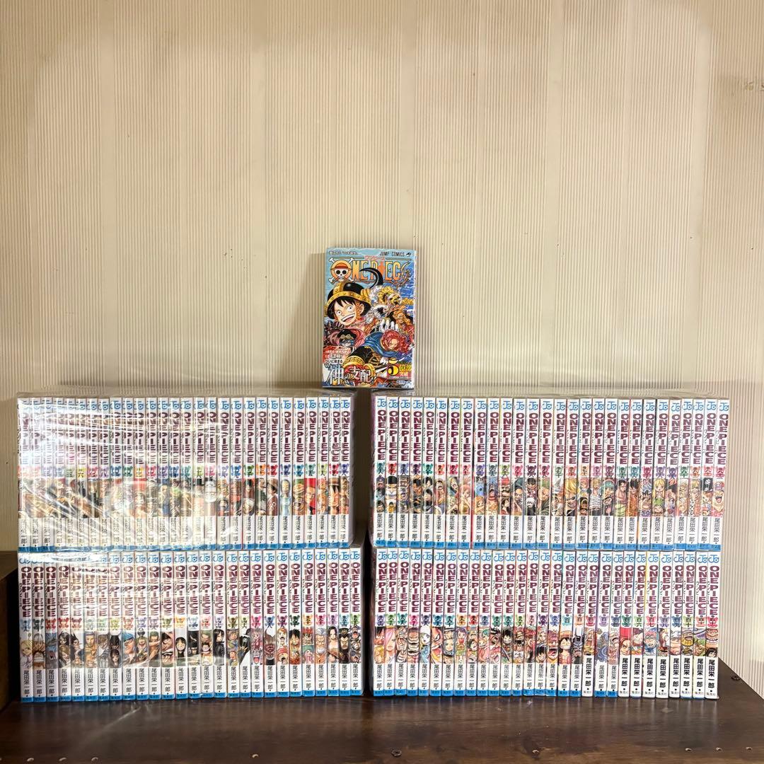 極美品　ONEPIECE 1-113巻　クリアブックカバー付き　113巻新品