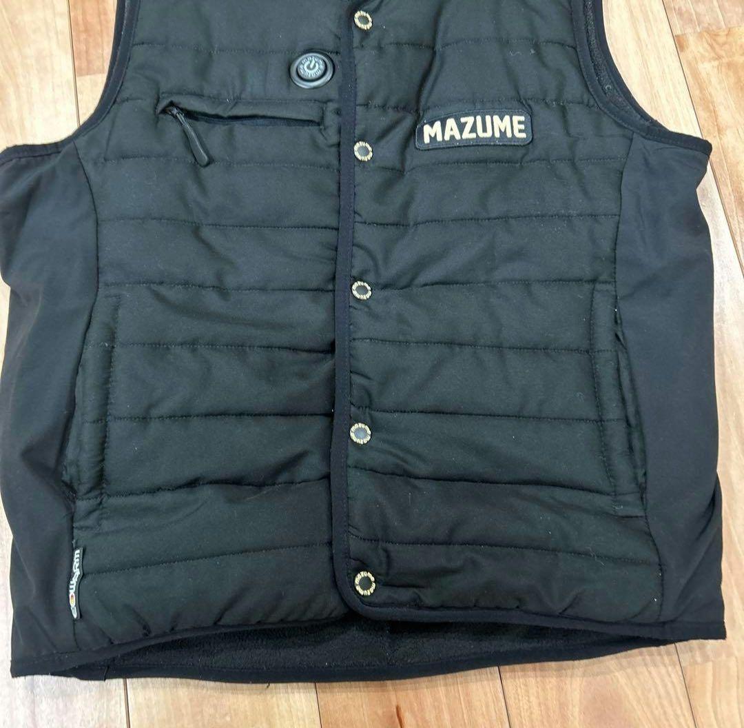 MAZUME ブラック ヒーターベスト マズメ　電熱ベスト