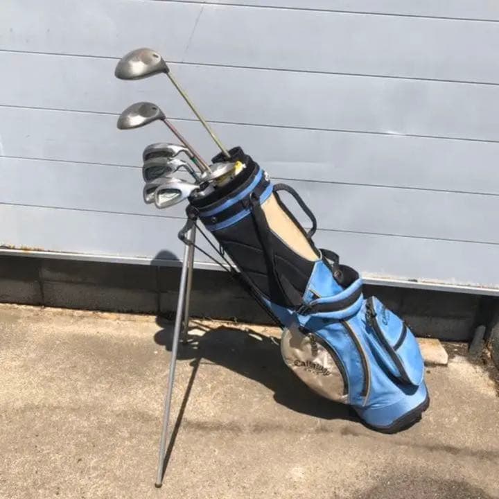 X【レディース】キャロウェイのレディースクラブ、キャロウェイのスタンドバッグ。