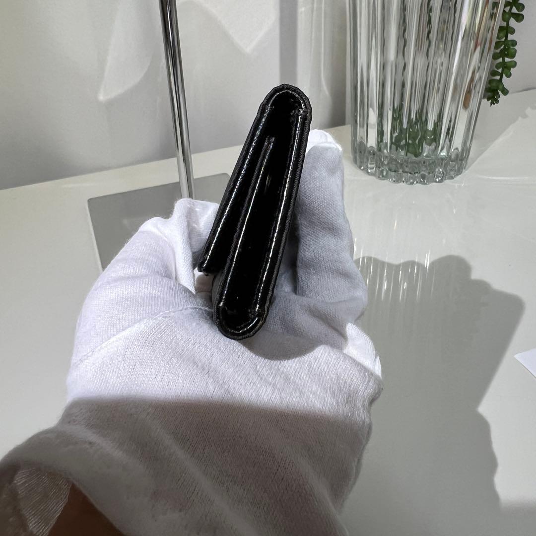 プラダ★PRADA★ブラック キーケース 三角ロゴ ナイロン サフィアーノ ６連