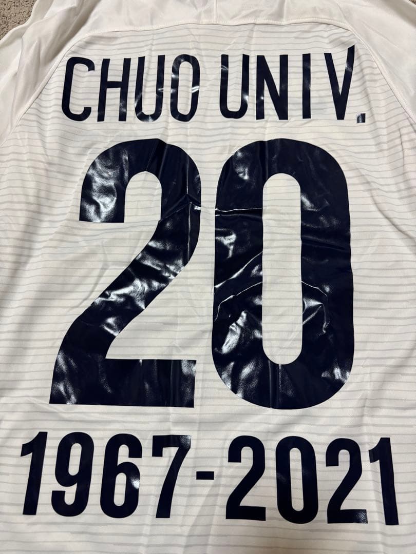 サッカー　中央大学　ナイキ　ユニフォーム　トレーニングウェア　プラクティスシャツ