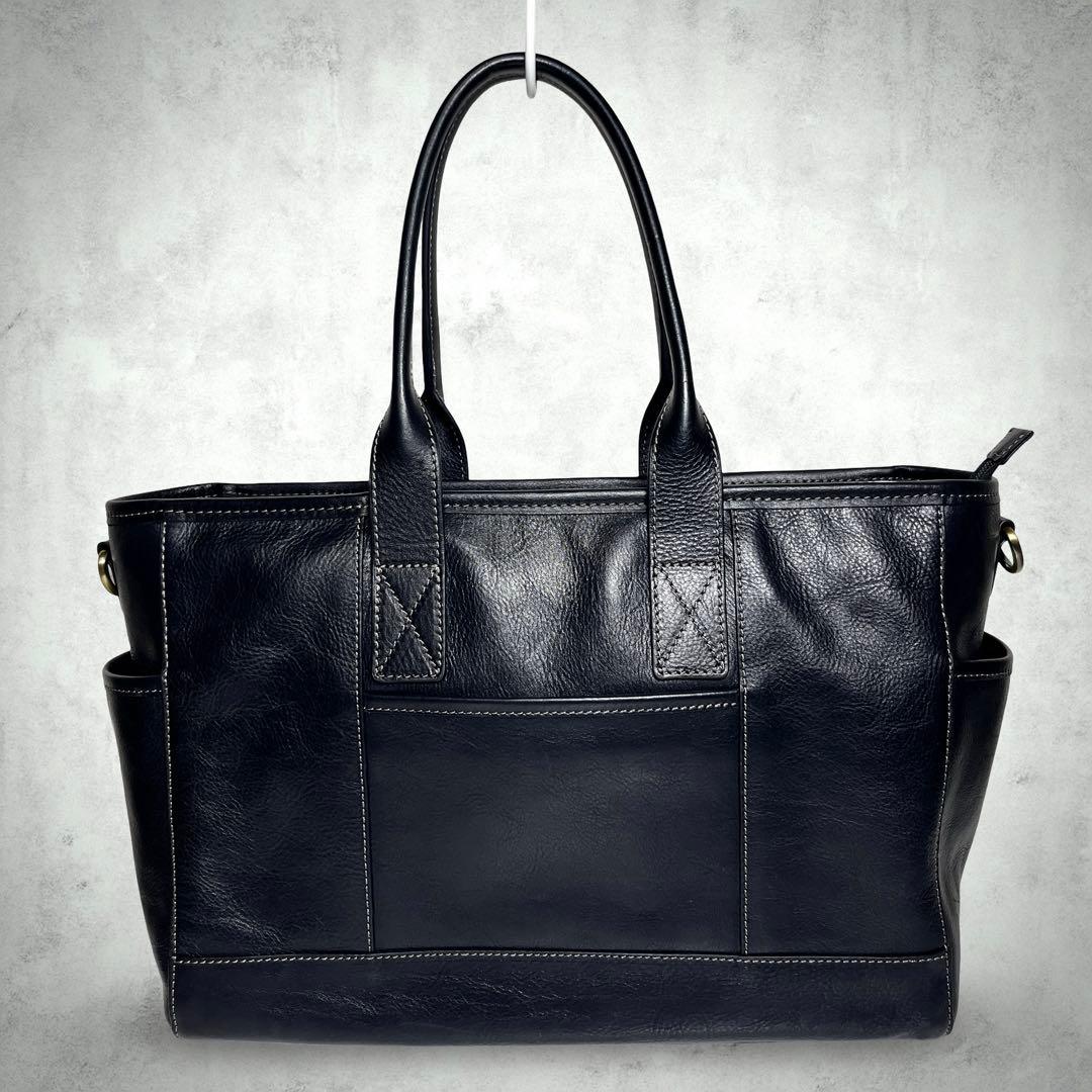 美品✨MORAL CODE オールレザー ビジネス トートバック