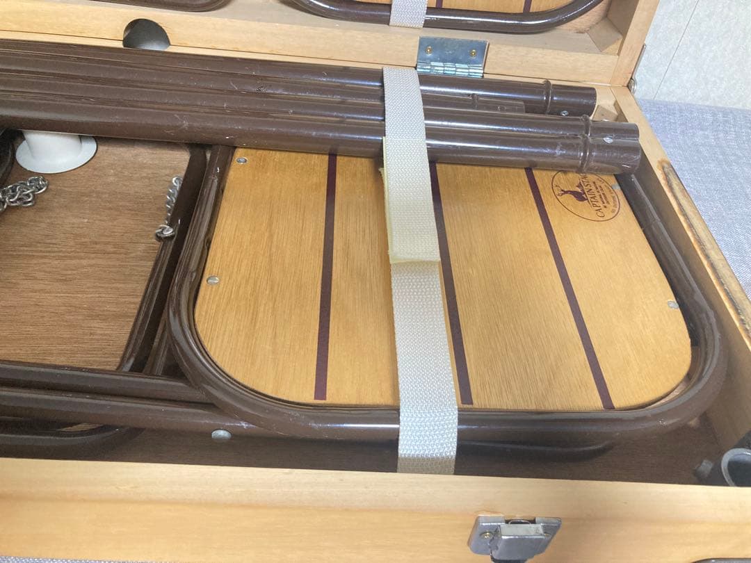 超超超激レア フィールドウイン ウッドテーブルチェア CAPTAIN STAG