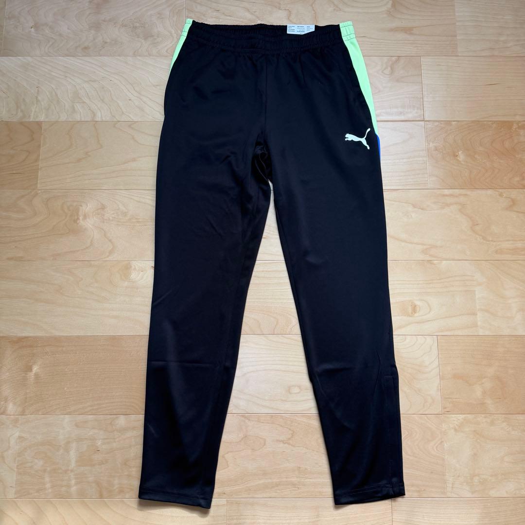 PUMA プーマ　サッカーウェア　上下セット　長袖　パンツ　黒ブラック　M 新品