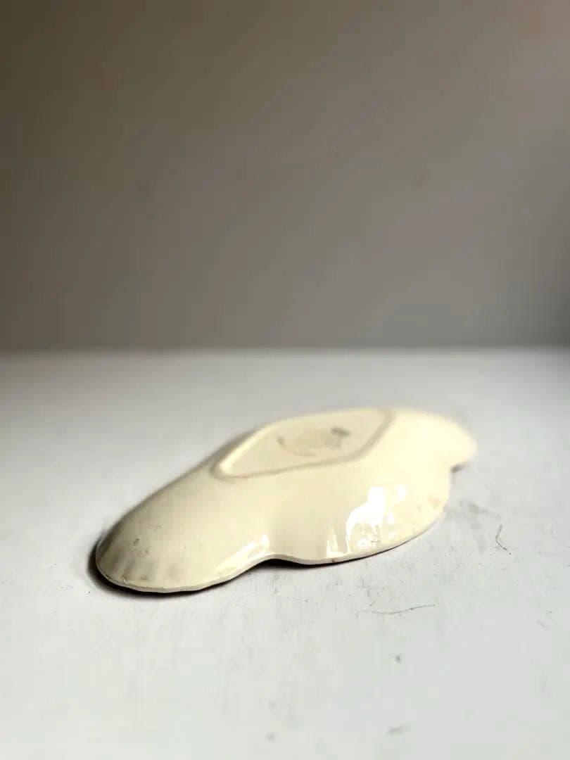 439 フランスアンティーク ロンウィー 可愛いラヴィエ皿 金継ぎ 蚤の市 パリ