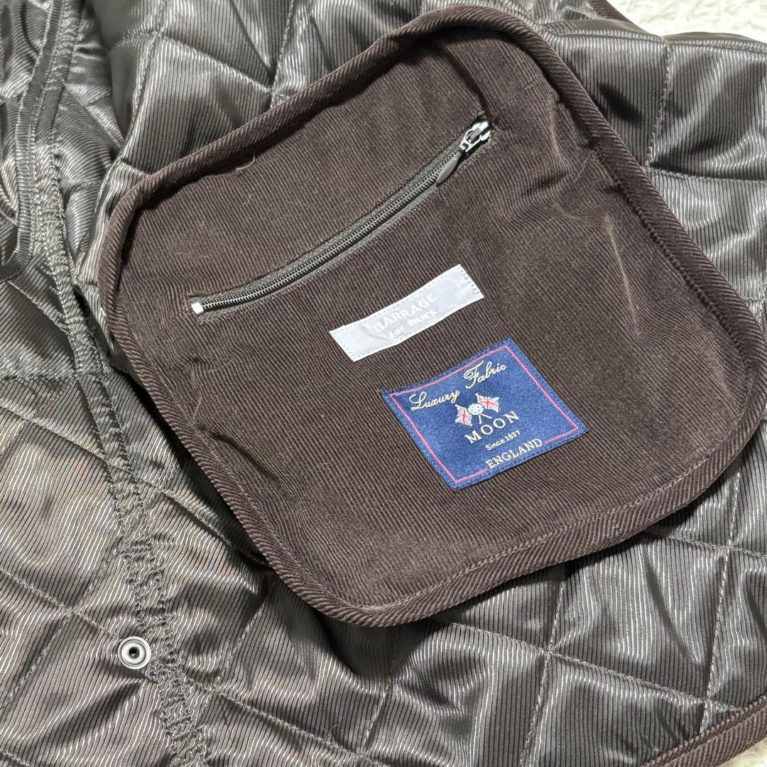 BARRAGE FOR MEN’S MOON ミドルコート ヘリンボーン LL