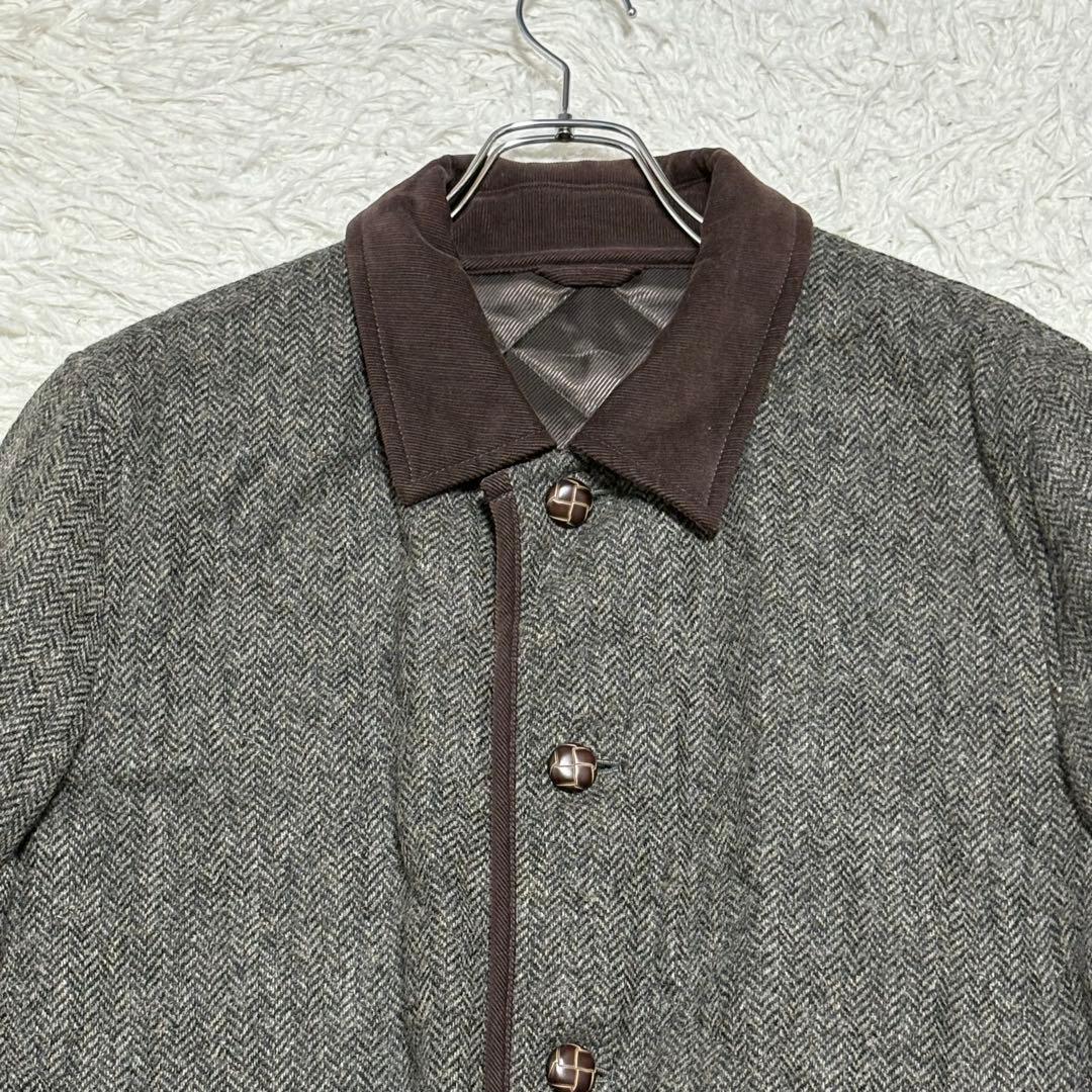 BARRAGE FOR MEN’S MOON ミドルコート ヘリンボーン LL