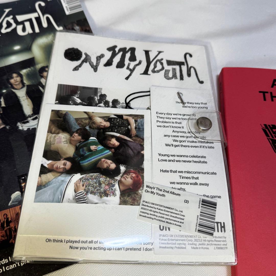 wayv 威神V アルバム　セット　on my youth kick back