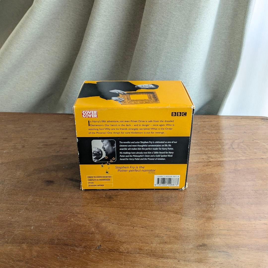 ハリーポッターと不死鳥の騎士団 オーディオブック24枚組 スティーヴンフライ