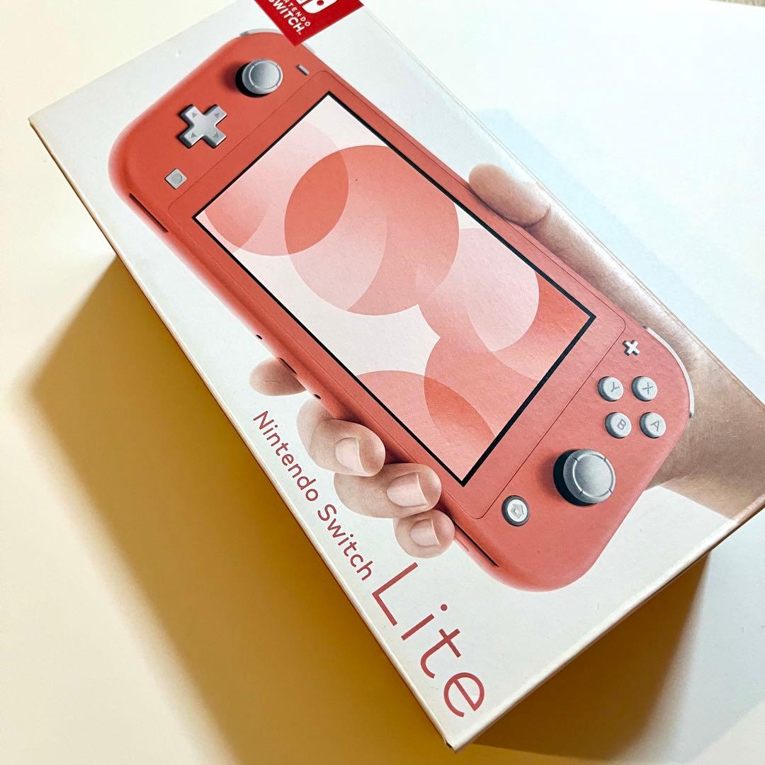 Nintendo Switch Lite コーラルピンク 本体 モンハン　セット