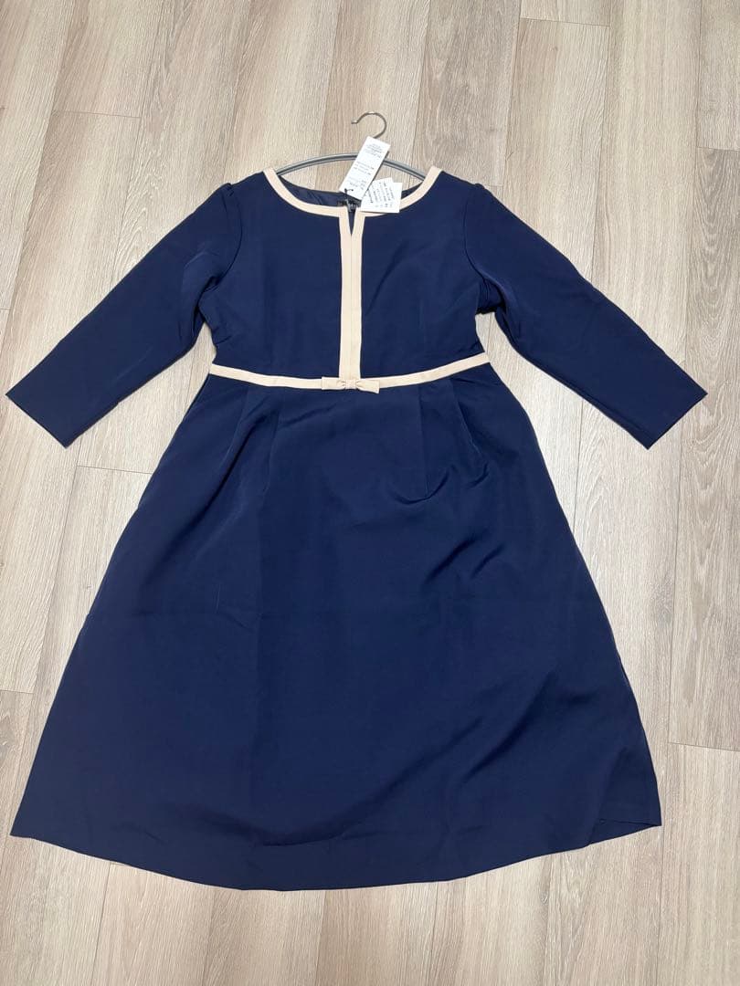 Milk tea Lサイズ マタニティ　長袖　ワンピース